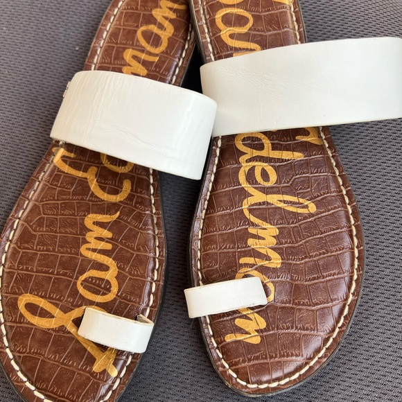 Sam Edelman sandals white and brown  good condition  beautiful for summer - Picture 2 of 4